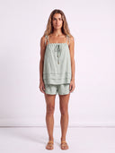 Vali Strappy Short Set - Sage