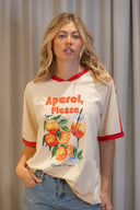 Aperol Please T Shirt - Cream