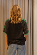 Aperol Please T Shirt - Washed Black