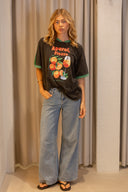Aperol Please T Shirt - Washed Black