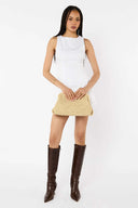 Caty Clutch - Natural Raffia