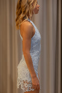 Annabel Mini Dress - Powder Blue