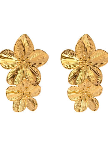 Mayla Teardrop Earrings - Gold