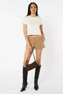Karis Shoulder Bag - Chocolate Suede