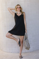 Tamika Mini Dress - Black