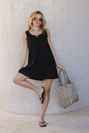 Tamika Mini Dress - Black