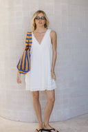 Posey Mini Dress - White