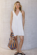Posey Mini Dress - White