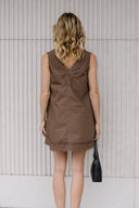 Permata Mini Dress - Chocolate