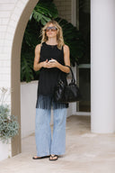 Peta & Jain Audacity shoulder bag black studded
