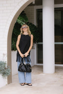 Peta & Jain Audacity bag black studded
