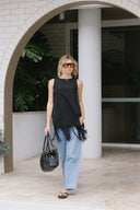 Peta & Jain Audacity shoulder bag black studded