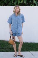 Sahara Short Set - Light Denim