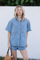 Sahara Short Set - Light Denim