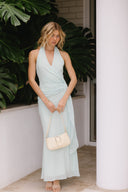 turquoise aqua midi maxi length dress besy