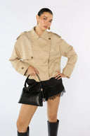 SYLVIE BLACK PU/GOLD