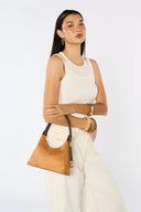 SYLVIE TAN SUEDE/GOLD