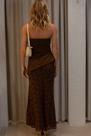 Delia Skirt Set - Chocolate