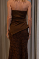 Delia Skirt Set - Chocolate