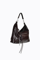 Infinity Shoulder Bag - Chocolate Crinkle