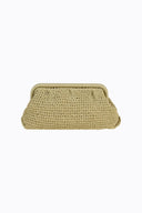 Caty Clutch - Natural Raffia