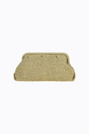 Caty Clutch - Natural Raffia