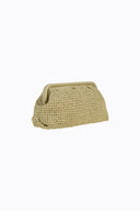Caty Clutch - Natural Raffia