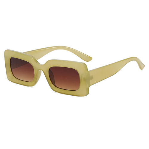 Romy Sunglasses - Clear Moss