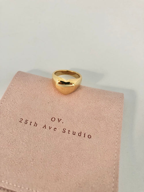 Lovers Gold Statement Ring